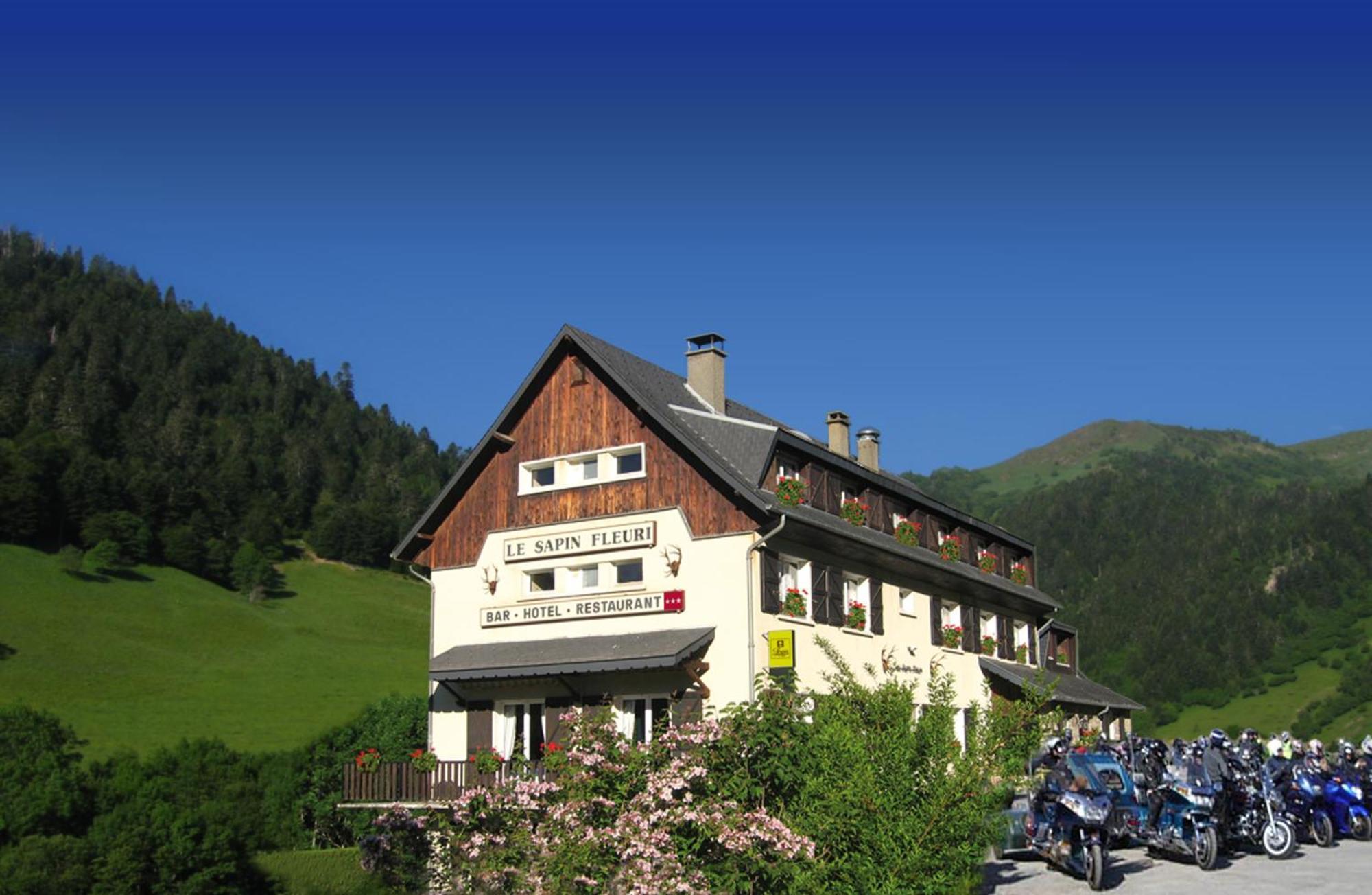 Hotel - Restaurant - Bar - Le Sapin Fleuri Bourg-dʼOueil Exterior foto